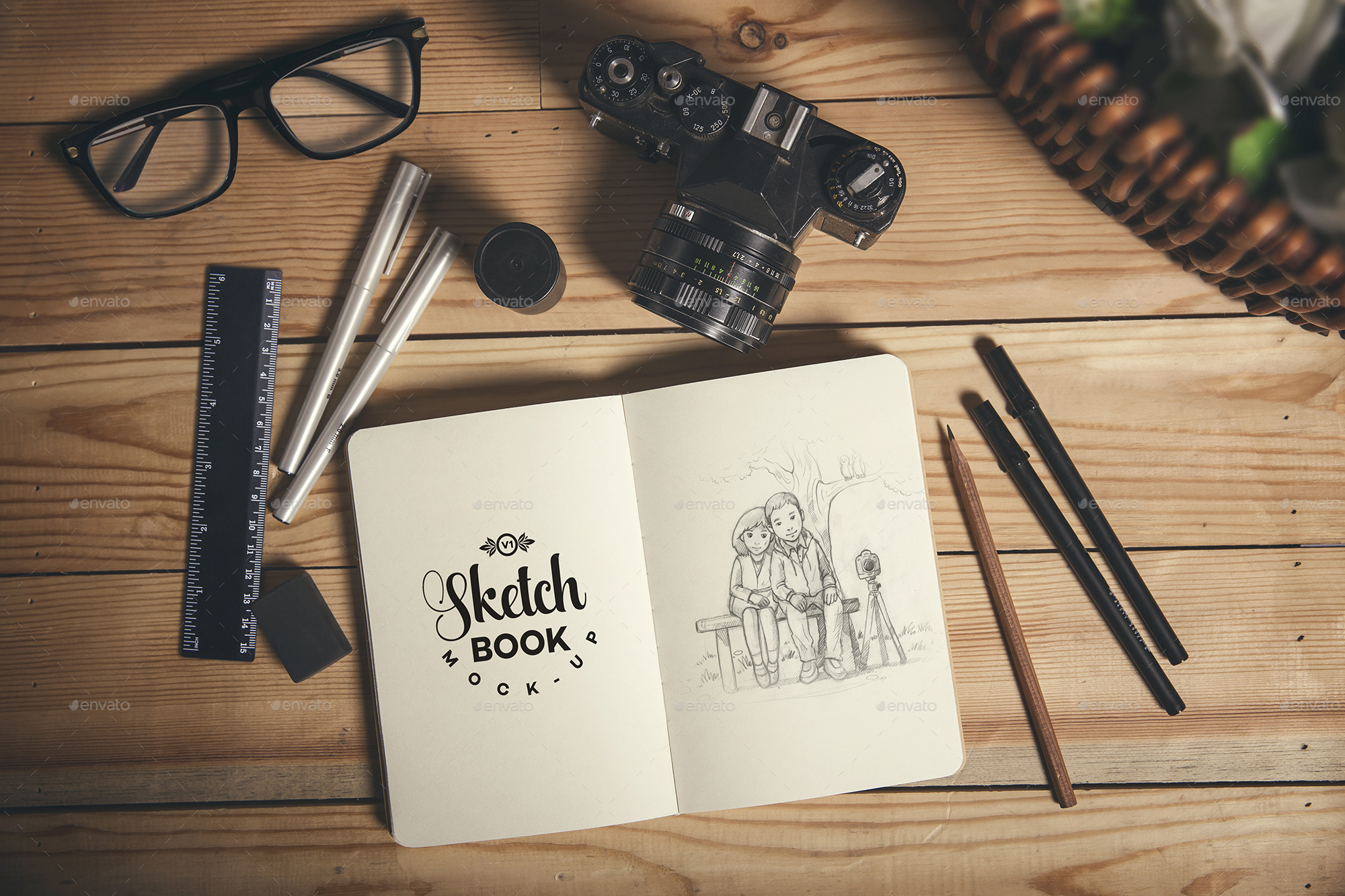 Sketch Book Mockups By Xepeec GraphicRiver